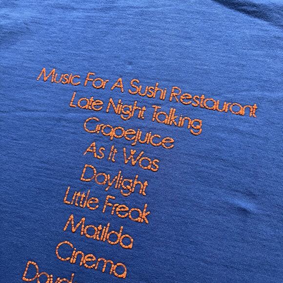 Harry Styles Hoodie Mens L Blue Sweatshirt Love On Tour House Concert Pullover - Picture 13 of 16